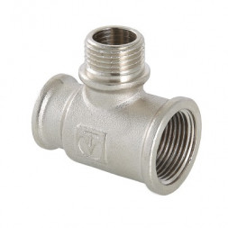 Valtec Тройник переходной никелированный 3/4&quot;х3/4&quot;х1/2&quot;(ВР/НР/ВР)