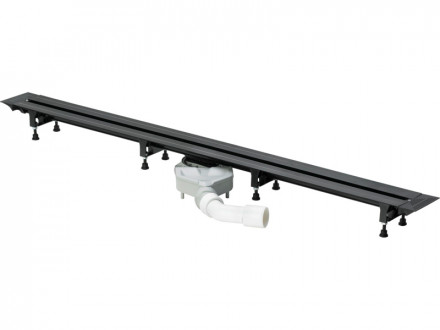 Viega Трап для душа с ножками,без решетки Advantix Vario H=70/L=30-120см [4966.10]
