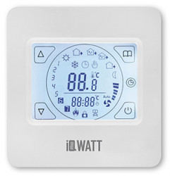 Купить IQWatt Программируемый терморегулятор Thermostat TS (белый) в Москве / Системы автоматики и датчики