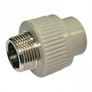 FV-Plast Муфта PP-R серая ф25х1/2&quot;(НР)