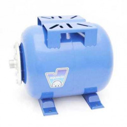 Aquario Гидроаккумулятор горизонтальный 50л (стальной фланец)