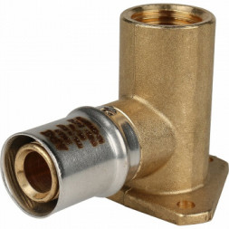 Stout Угольник пресс настенный с креплением ф20х1/2&quot; удлиненный