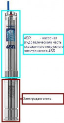 Купить Pedrollo Насос скважинный 4SR 10/35 - HYD (без двигателя) в Москве / Насосы скважинные