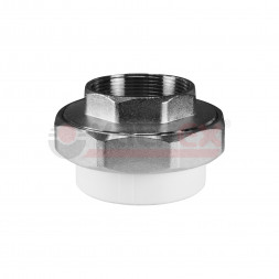 Valfex Муфта комбинированная разъёмная (американка) PP-R белая ф25х3/4&quot;(ВР)
