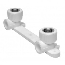 SPK Планка с двумя уголками PP-R серая 20-1/2&quot;(ВР)