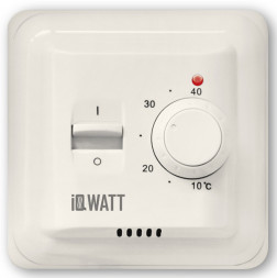 IQWatt Программируемый терморегулятор Thermostat M (слоновая кость)