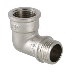 Valtec Угольник никелированный 1&quot;1/2х90°(ВР/НР)