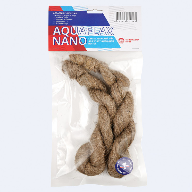 Aquaflax nano Лён Российский (в упаковке) 200 г, пакет