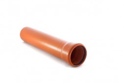 Политэк Труба наружняя EASY PIPE 110х3,4х2000 раструб в длине